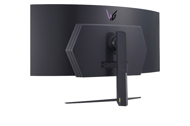 LG 114.3 CM (45) UltraGear™ OLED Curved Gaming Monitor WQHD with 240Hz Refresh Rate 0.03ms (GtG) Response Time, 45GR95QE-B